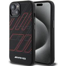 AMG iPhone 15/14/13 Mobilskal MagSafe Silikon Large Rhombuses