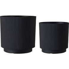 Wikholm form Svarta Krukor Wikholm form RONJA Kruka 2-pack