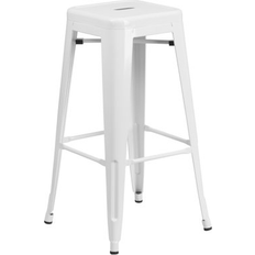 Ebern Designs White Stools Ebern Designs Nieva Bar & Seating Stool