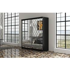 Sliding Wardrobe 4U Black Sliding Wardrobe