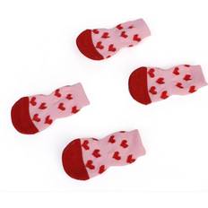 Animali domestici Soft Cotton Warm Antiskid Dog Socks M