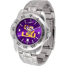 Suntime LSU Tigers Sport Watch, 20mm Strap, Reflective Shiny with Date