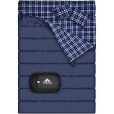 Cotton Flannel Double Queen Size 2 Person Waterproof Sleeping Bag For Camping