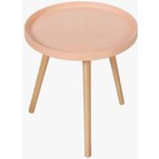 Pacific Lifestyle Round Scandi Wooden End Peach Small Table