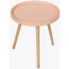Round Scandi Wooden End Peach