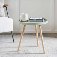 Round Scandi Wooden End Sage