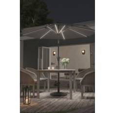 Living and Home 3m Large Solar Powered Umbrella