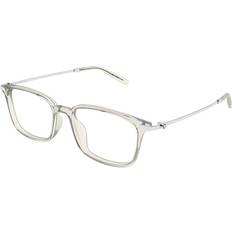 Glasögon & Läsglasögon Montblanc Man MB0315OA 007 Optiska Bågar Acetat Beige Transparent Fyrkantig