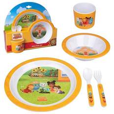 Plastic Baby Dinnerware Daniel Tiger's Neighborhood Mealtime Feeding Set 5pcs