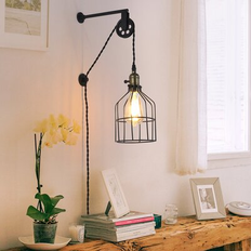 Williston Forge Plug-in Wall Light