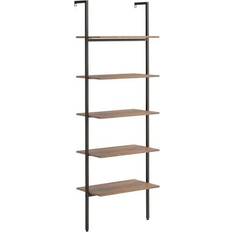 Legno Scaffali a Gradini vidaXL Ladder Dark Brown/Black Scaffale a Gradini 185cm