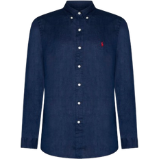 Ralph lauren linen shirt Polo Ralph Lauren Logo Linen Shirt - Navy