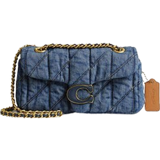 Coach Tabby Shoulder Bag 20 With Quilting - Brass/Indigo