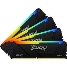 Kingston FURY Beast RGB 64GB 4x16GB 2666MHz DDR4 Memory Kit