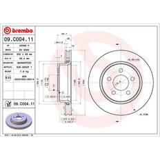 Friksjonsbremser Brembo Bremseskiver PRIME LINE