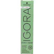 Black Permanent Hair Dyes Schwarzkopf Dye Igora Zero Amm Dark Brown 60ml