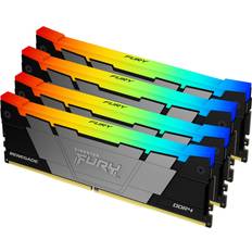 Kingston 64 GB - DDR4 RAM Memory Kingston FURY Renegade RGB KF432C16RB12AK4/64 64GB 16GB x4 DDR4 3200MT/s Black DIMM