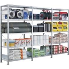 Møbler Schulte Lagertechnik Følgesektion Boltless lagerreol, rygkryds 2500x1000x600 Reolsystem