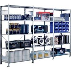 Møbler Schulte Lagertechnik Startsektion Boltless lagerreol, rygkryds 2000x1300x600 Reolsystem