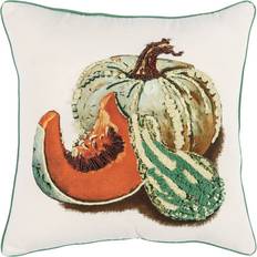 Cotton Cushion Covers Rizzy Home Gourds/Pumpkins Harvest Cushion Cover Green (50.8x50.8)