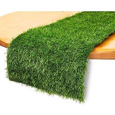 Juvale Synthetic Grass Runner Tablecloth Green