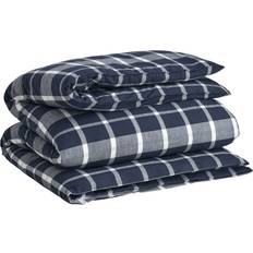 Gant Home Sängkläder Gant Home Flannel Check Double Påslakan Blå (210x150cm)