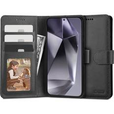 Tech-Protect Samsung Galaxy S24 Ultra Wallet m. Pung & Ståfunktion Sort