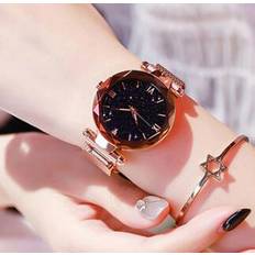 Grandado Stainless Steel Mesh Bracelet Watches For Women