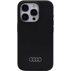 Audi Silicone Case iPhone 15 Pro 6.1 black/black hardcase AU-LSRIP15P-Q3/D1-BK