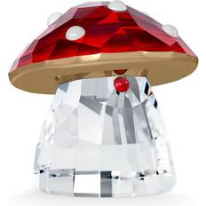 Rot Dekofiguren Swarovski Holiday Cheers Red Mushroom Figurine