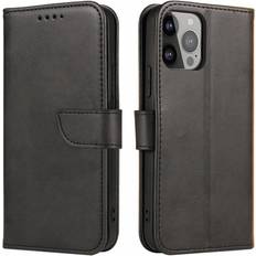 Hurtel Magnetfodral med flik och plånbok till Samsung S23 FE svart