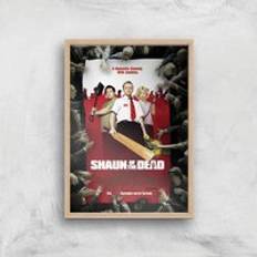 Universal Studios Shaun Of The Dead Giclee Print A3 Framed Art