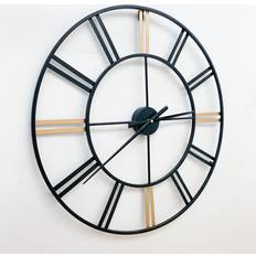 Interior Details Round L2 Black/Brown Wall Clock