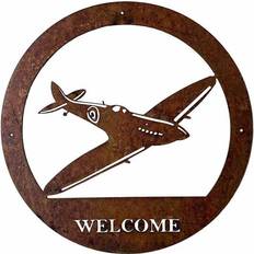 Poppyforge LTD Spitfire Welcome Art Wall Decor