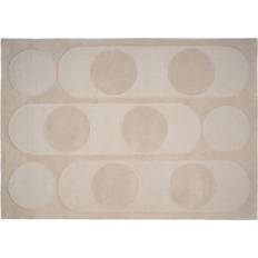 Tæpper & Skind Linie Design Orb uldtæppe Beige cm