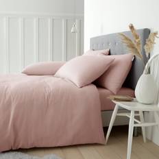 Catherine Lansfield 'Brushed Cotton' Duvet Cover Pink