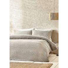 Textiles Yard Boucle Textured Duvet Cover Beige