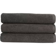 Christy 'Brixton' Luxury Textured Bath Towel Black