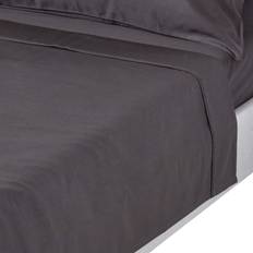 Egyptian Cotton Bed Sheets Homescapes King, 1000 Thread Count Egyptian Bed Sheet Black