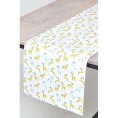 Cotton Tablecloths on sale Homescapes Festive Forest Christmas Runner Tablecloth Green