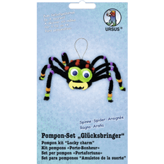 Bastelset Pompon-Set 'Glücksbringer Spinne'