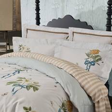 Hemtextil Sanderson Giles Deacon Beau Thread Count Duvet Cover White, Yellow