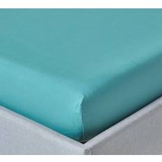 Ägyptische Baumwolle Heimtextilien Homescapes Egyptian Cotton Deep Fitted Thread Count Bed Sheet Turquoise