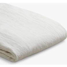 Draps à rabat - Lin Piglet Linen Flat Bed Sheet White