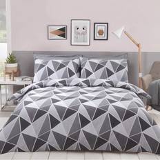 Rapport MyHome Geometric Duvet Cover Grey (200x200cm)