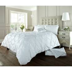 Mercer41 King, Luxury Alford Duvet Cover White