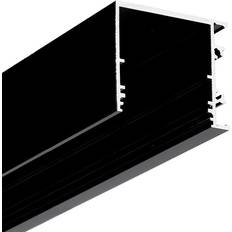 Topmet Aluprofil VARIO30-03 ACDE-9 TY Svart LED Skena Ljuslist