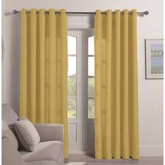 Divante Yellow Curtains Divante Chatsworth Eyelet