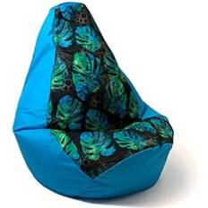 Go Gift Blå Päron Pouffe 130 x 90 cm Sittpuff