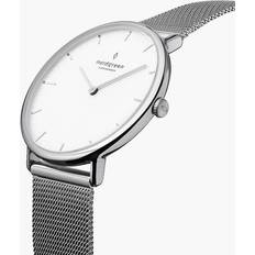 Nordgreen Armbåndsure Nordgreen Native 28mm Silver/ mesh /Silver Plaza